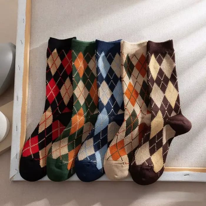 Chaussettes chaudes en tricot optique pour femmes