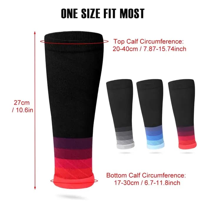 Manchons de compression de soutien de mollet pour femmes et hommes