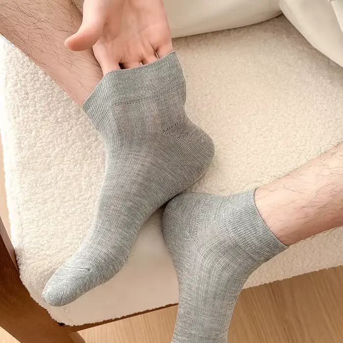 Chaussettes pour hommes nouveau printemps été Simple décontracté mince maille
