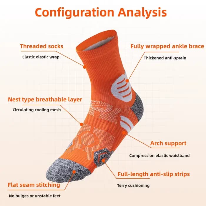 Chaussettes de course Marathon professionnelles pour hommes et femmes