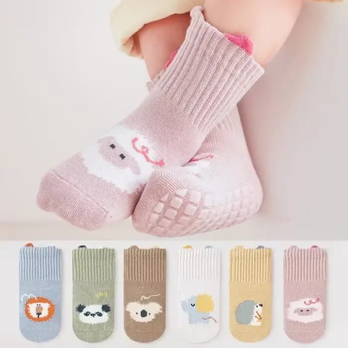 Printemps automne enfants enfants anti-dérapant longues chaussettes dessin animé doux bébé enfant en bas âge maison Trampoline chaussettes garçons filles école chaussettes de sport