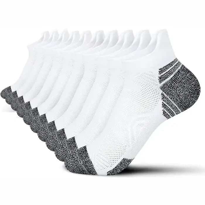 5 paires de chaussettes de cheville athlétiques de Performance pour hommes et femmes
