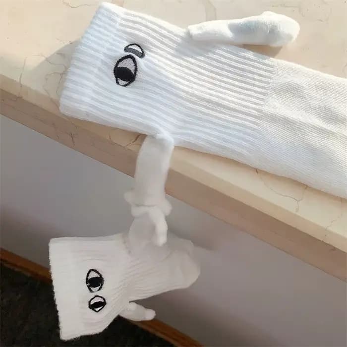 Chaussettes magnétiques avec mains pour femmes et hommes