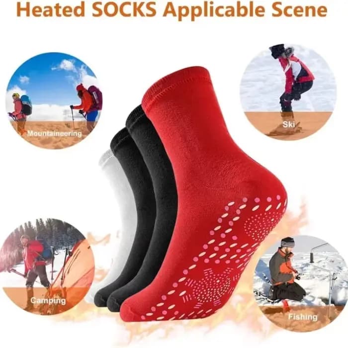 1 paire Tourmaline minceur santé chaussette auto-chauffant chaussettes magnétique