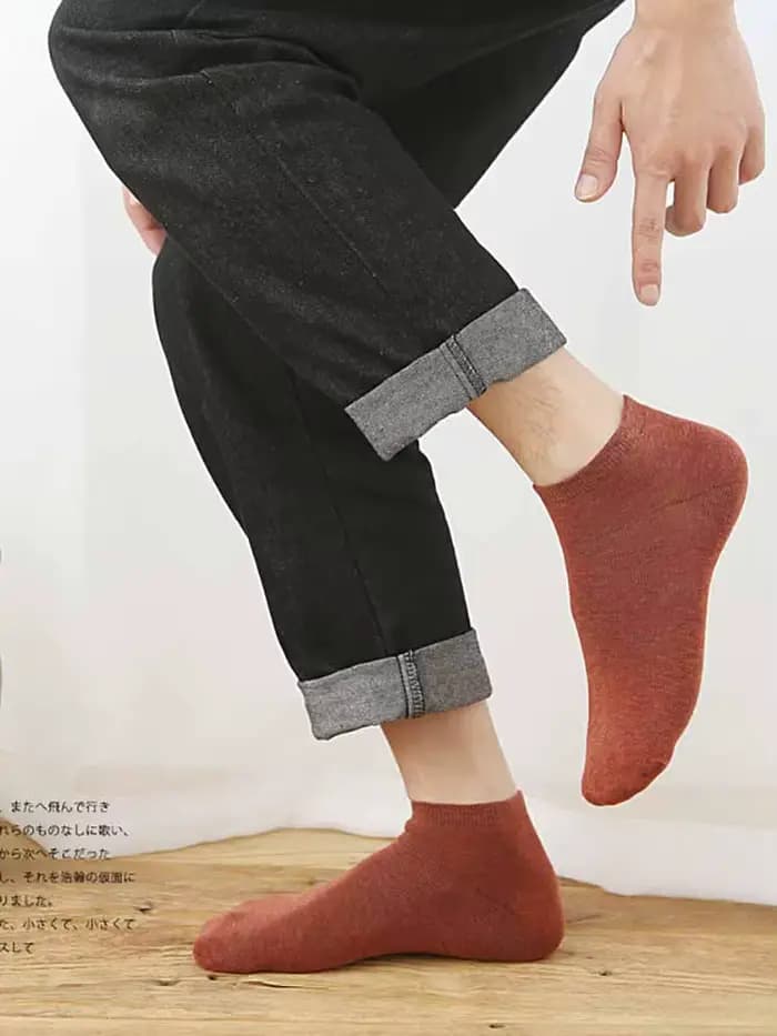 5/10 paires coton hommes chaussettes Pack respirant chaussette ensemble haute qualité