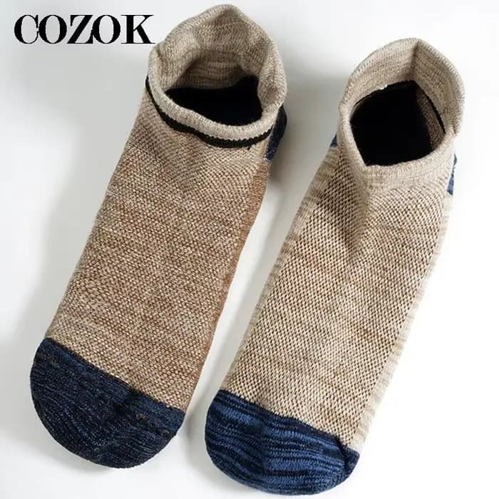 5 paires de chaussettes de sport en coton pour hommes