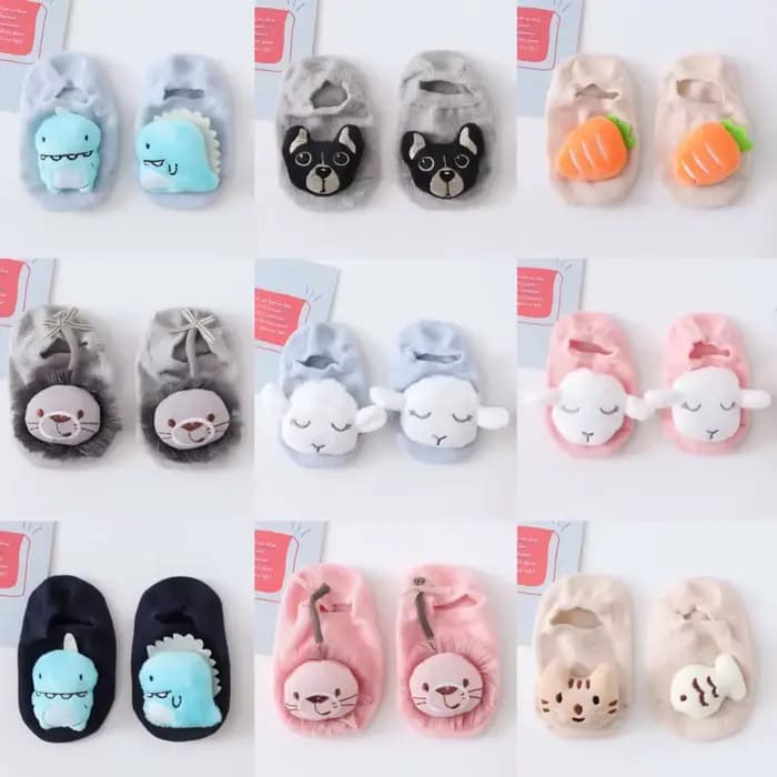 36 couleurs bébé chaussette garçon fille plancher enfants infantile anti-dérapant enfant en bas âge pantoufle