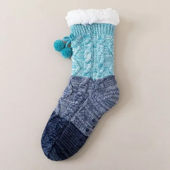 Chaussettes épaisses et chaudes en laine d'agneau