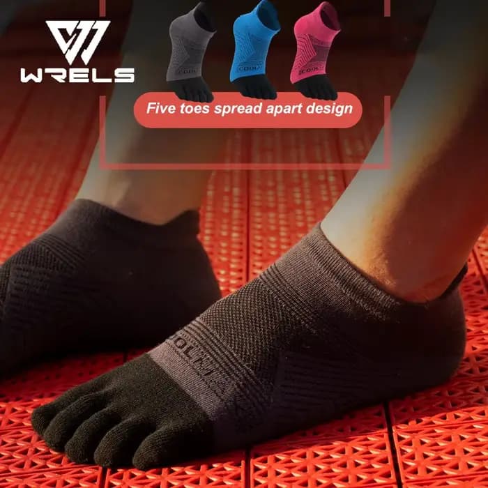1 Paire de Chaussettes de Course à Cinq Doigts