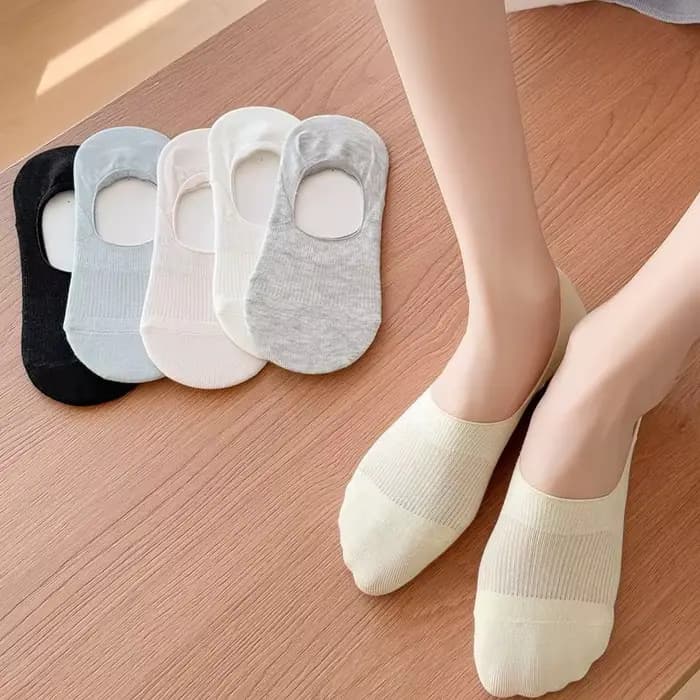 Chaussettes pour femmes, été, nouvelles, simples, décontractées, antibactériennes, chaussettes invisibles en maille pour filles, chaussettes fines respirantes en coton, confortables