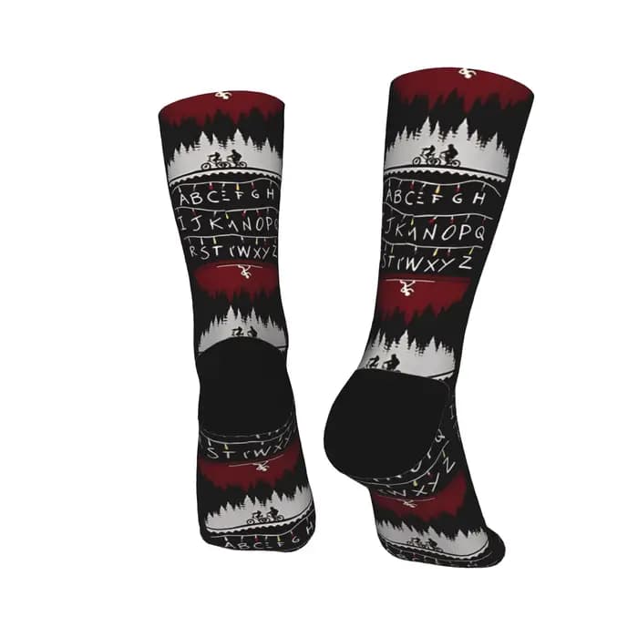 Cooses de noël lumières chaussettes Design bas antibactérien unisexe hommes