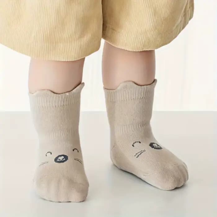 3 paires de chaussettes de sol pour bébé douces