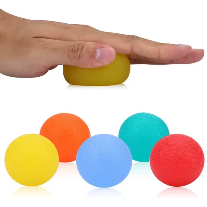 Balle de thérapie des mains en Silicone, exercice de main, décompression, flexibilité des doigts, Sport, Massage, force de guérison, poignée