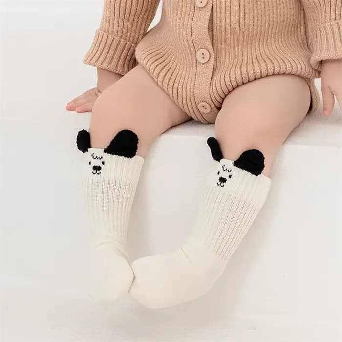 Chaussettes mignonnes en coton doux pour filles et garçons