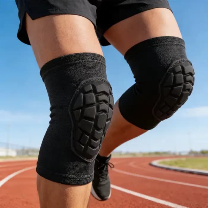 1 paire de genouillères de sport pour jeunes et adultes