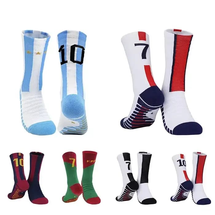 Chaussettes de sport pour hommes en coton respirant