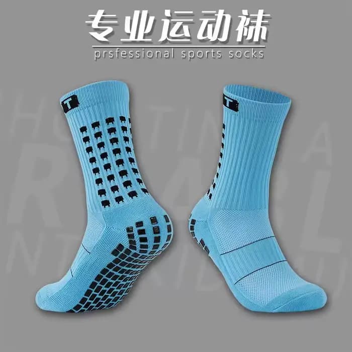 Chaussettes antidérapantes en coton pour hommes et femmes, chaussettes carrées respirantes à ventouse en Silicone, antidérapantes, pour sport de Football, Baseball, Rugby