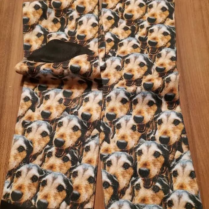 Chaussettes personnalisées pour le visage
