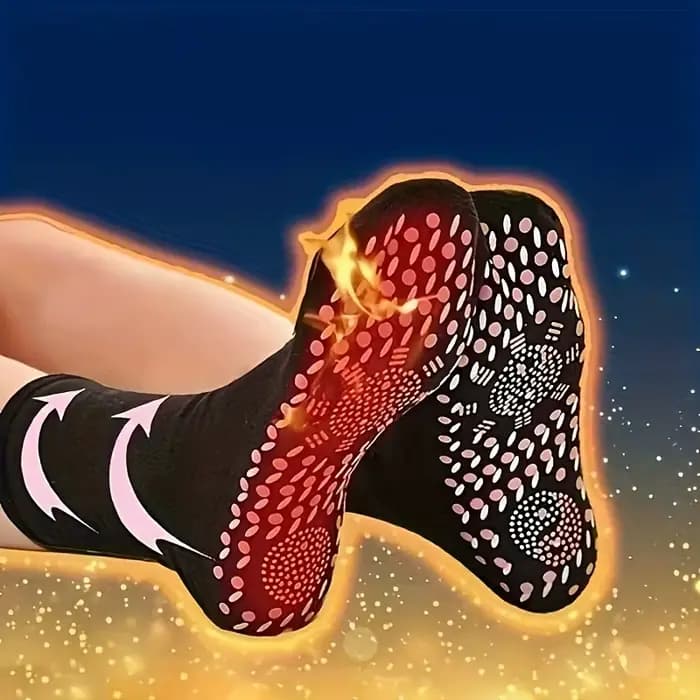 3 paires de chaussettes thermiques noires