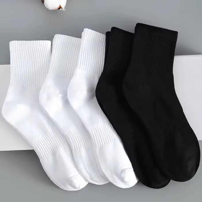 1/5 paires de chaussettes de sport neuves 100% coton pur