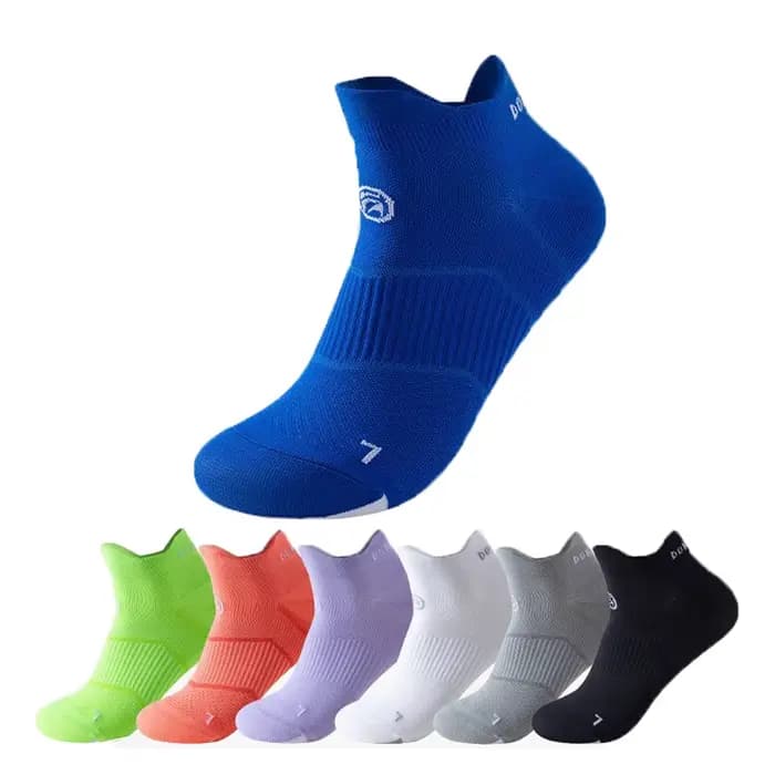 Chaussettes de sport pour hommes et femmes, en nylon, à séchage rapide, absorbant la sueur, respirantes, déodorantes, invisibles, pour vélo, course, voyage, Sokken