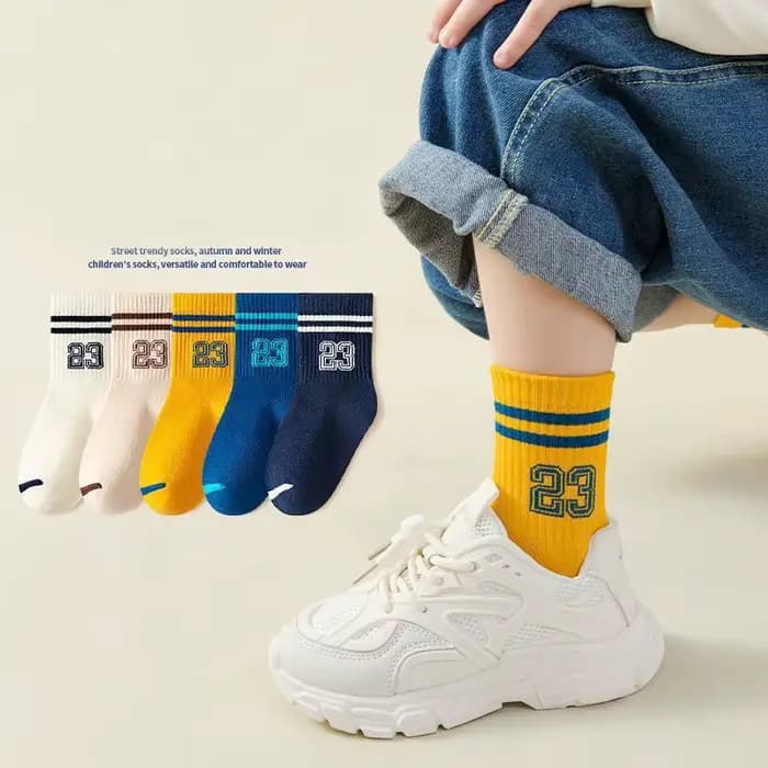 5 paires enfants garçons filles chaussettes