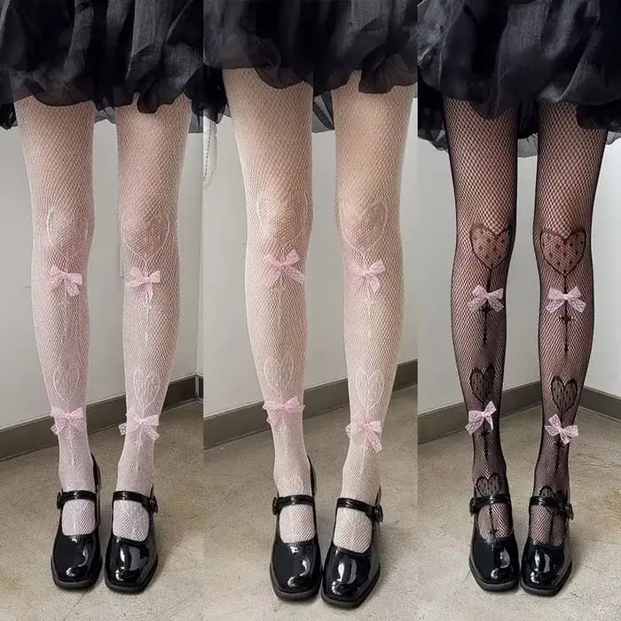 Collants en velours rose avec broderie de nœuds et perles, collants tendance pour femmes, styles JK Lolita, collants mignons pour filles, collants kawaii, vente en gros
