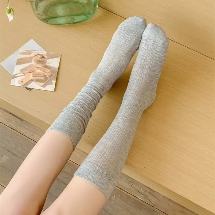 1-8 paires femmes été plaine décontracté coton longues chaussettes femme respirant maille creuse conception mince mode doux Style empilé chaussettes