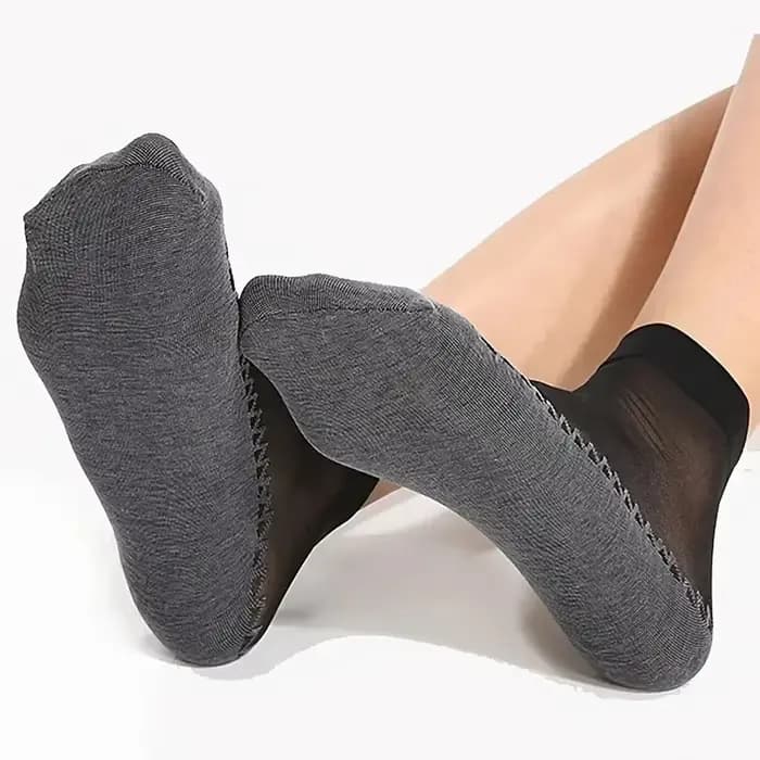 1/10 paires soie velours cheville courte Sox élastique dentelle chaussettes femmes Transparent ultra-mince femme maille antidérapant bas épissure chaussette