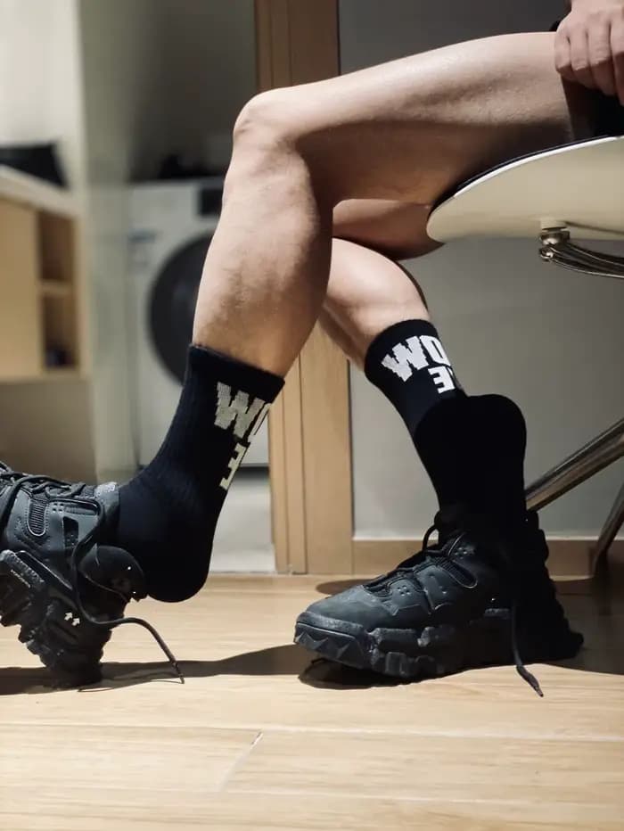 Chaussettes Astronomiques avec Lettres Imprimées pour Homme