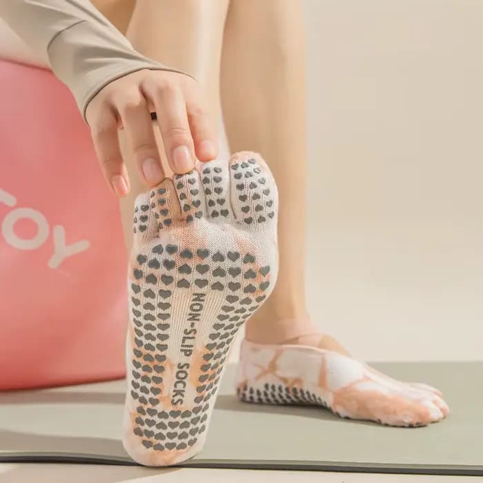 Chaussettes de yoga antidérapantes pour femmes