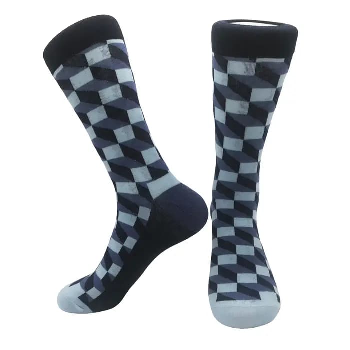 Chaussettes Tridimensionnelles Amusantes en Coton Peigné pour Homme