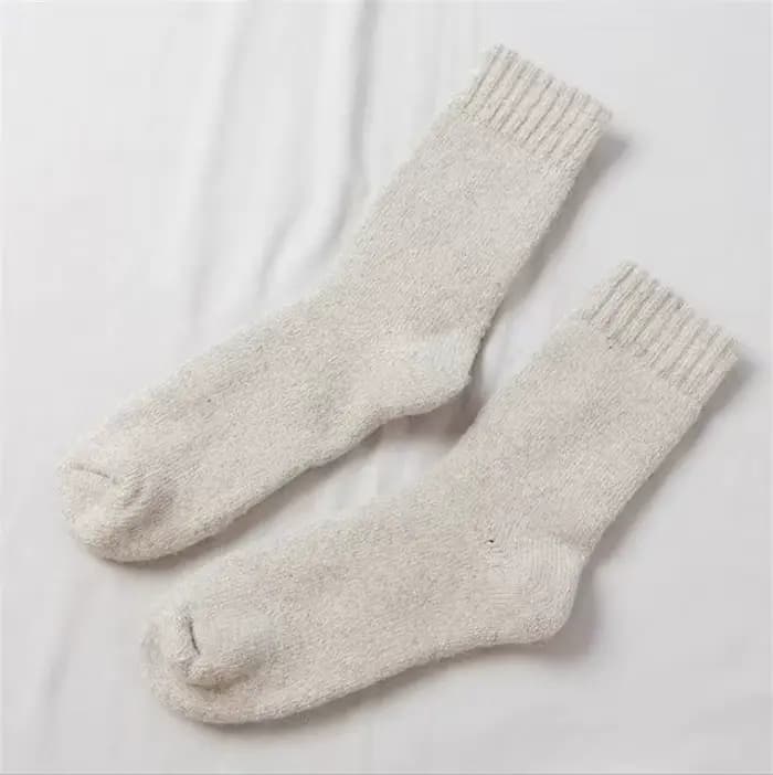 Chaussettes hommes Super plus épais solide chaussette laine