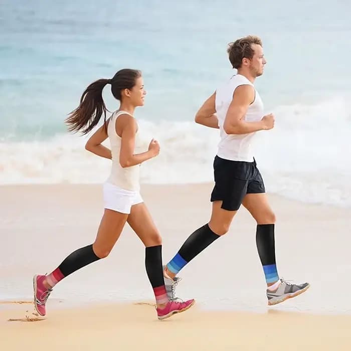 Manchons de compression de soutien de mollet pour femmes et hommes