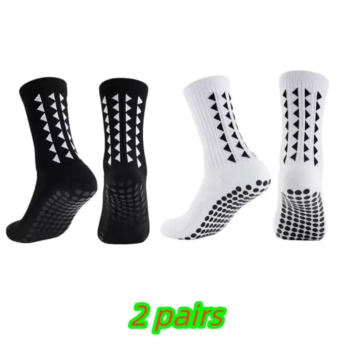 Chaussettes de sport antidérapantes professionnelles pour hommes et femmes