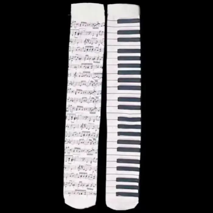 Y2k blanc Sexy sous-culture Graffiti Punk imprimé chaussettes longues Haraiuku sur le genou cuisse haute bas Y2K Cosplay