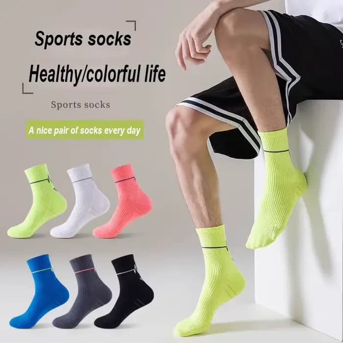 1/3/10 paires chaussettes de course professionnelles hommes femmes Marathon whiteline