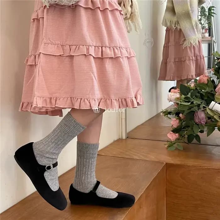 Laine cachemire thermique longue chaussette pour femmes Homewear dormir épaissir chaud équipage chaussettes