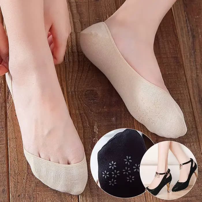 Chaussettes invisibles en silicone anti-alde pour femmes