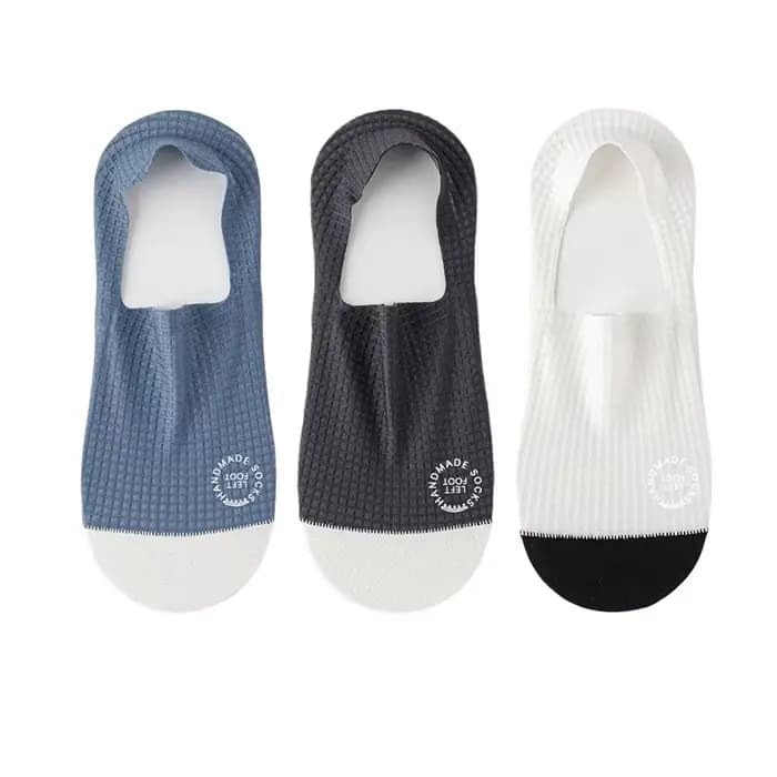 3 paires de chaussettes invisibles pour hommes