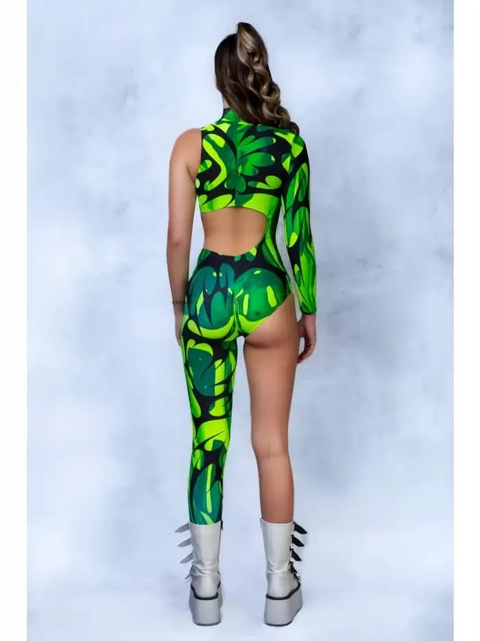 Collants à motif irrégulier Steampunk peint en 3d pour femmes
