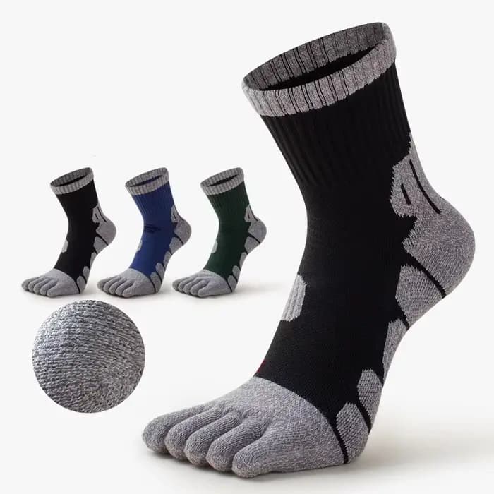 1 paire de chaussettes de Sport à orteils pour hommes