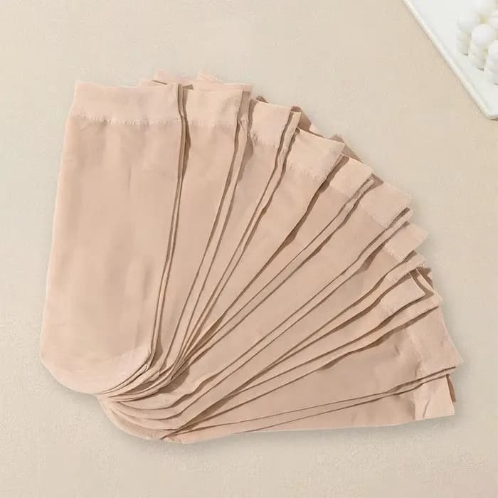 10/20 paires femmes couleur unie chaussettes été léger respectueux de la peau polyvalent à la mode