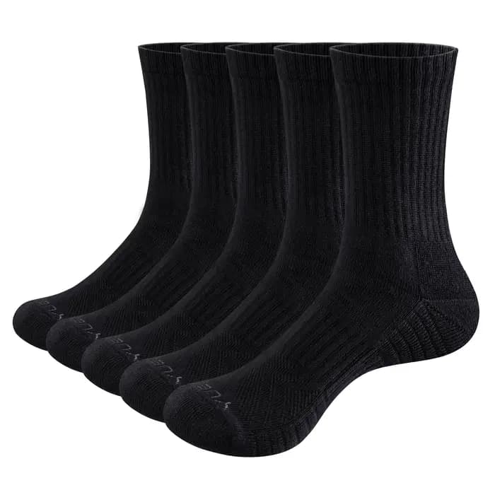 YUEDGE hommes épais respirant coton coussin équipage Sports de plein air randonnée Trekking chaussettes travail botte