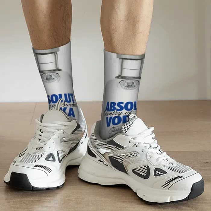 Chaussettes amusantes aAbsolut Vodka aAbsolut Vdka9