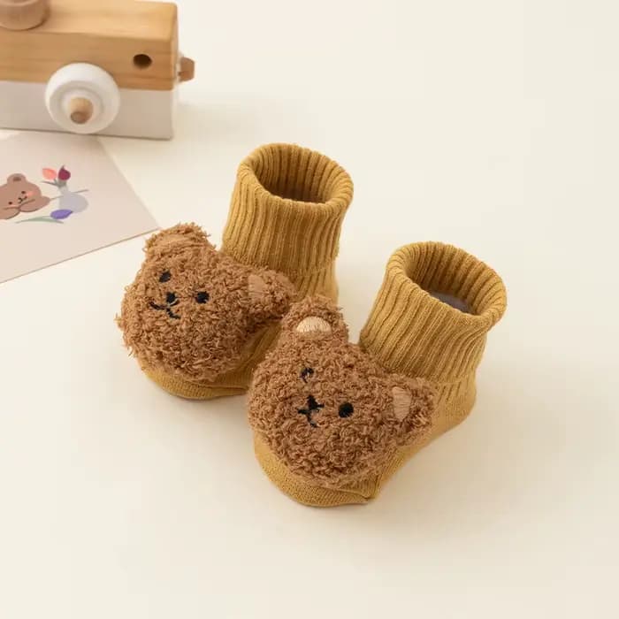 Chaussettes mignonnes ours de dessin animé pour bébés garçons et filles