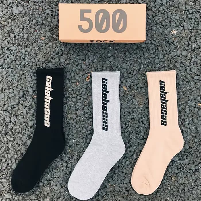 Chaussettes Hommes D'équipage de La Rue de Sexe Masculin Kanye West Hip Hop Match de Basket-Ball