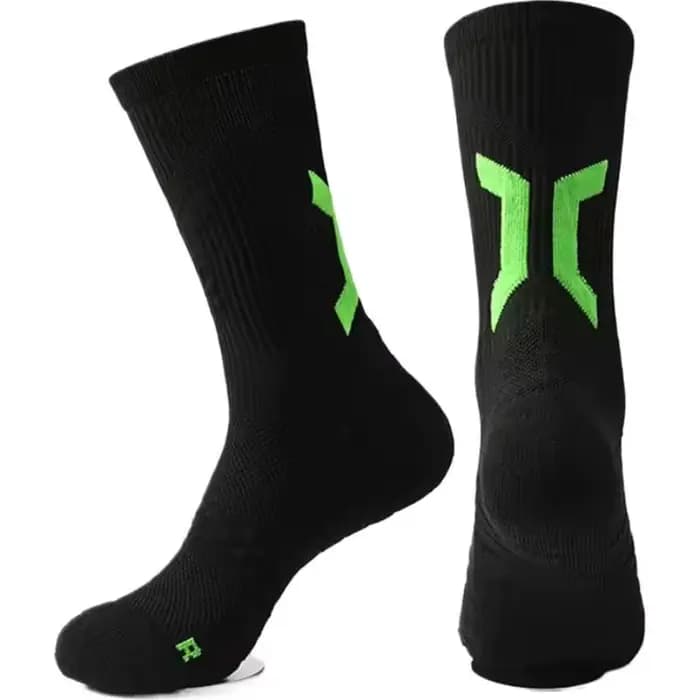 Men's Thick Cushioned Basketball Socks Anti-slip Breathable Athletic Crew