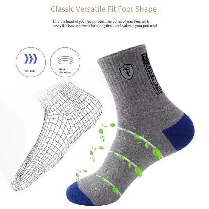 5/10 paires de chaussettes en bambou pour hommes