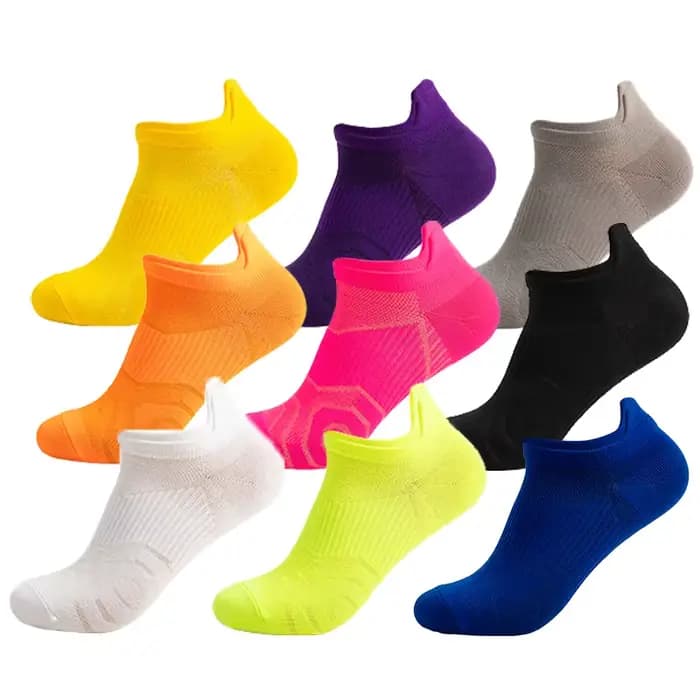 Chaussettes athlétiques en coton coordonnantes pour hommes et femmes